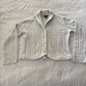 Quinn Cashmere Mint Cardigan